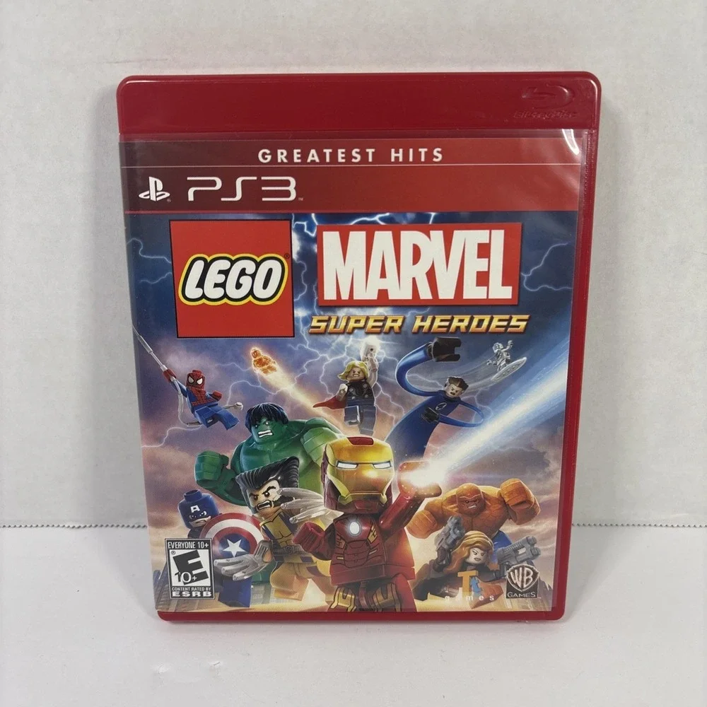 LEGO Marvel Super Heroes Sony PlayStation 3 PS3 Greatest Hits Red Case CIB